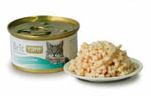 Brit Care Cat консервы с курицей для котят, 80 гр